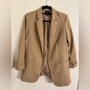 Love Tree Tan Blazer Jacket Medium